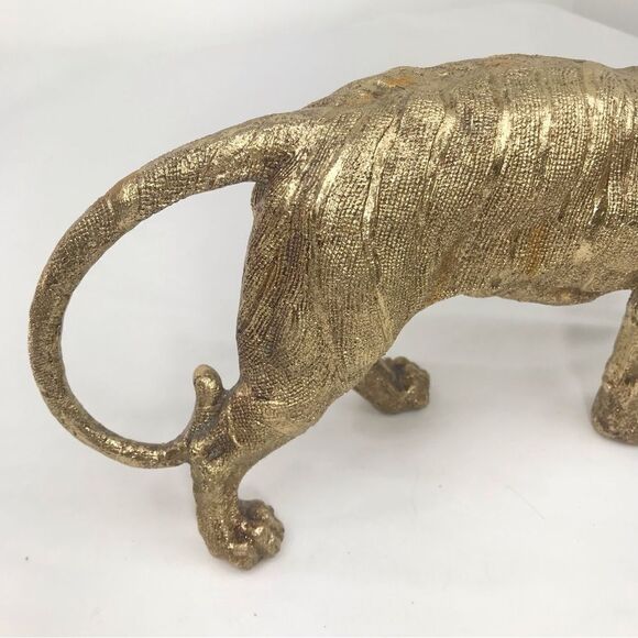 Golden Tiger Metallic Sparkle Resin Decor - Picture 7 of 16
